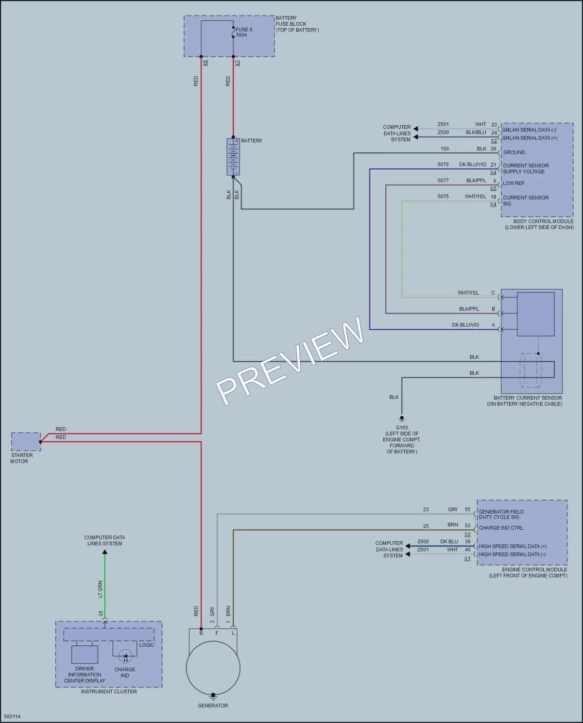 2017 Buick Regal Starting Charging wiring diagram preview