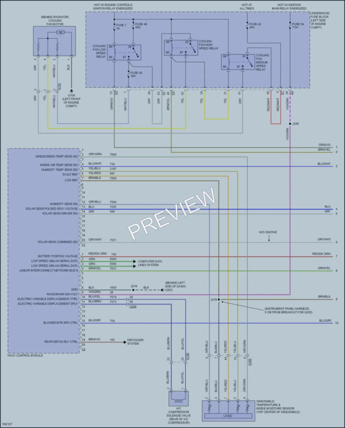 2017 Buick Verano Air Conditioning wiring diagram preview