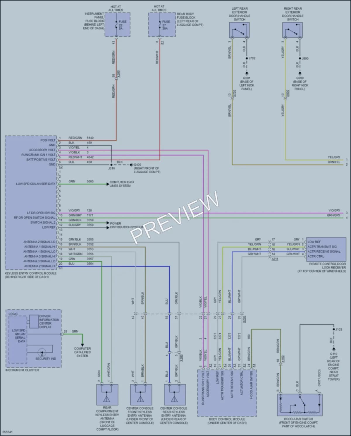 2017 Buick Verano Power Door Locks wiring diagram preview