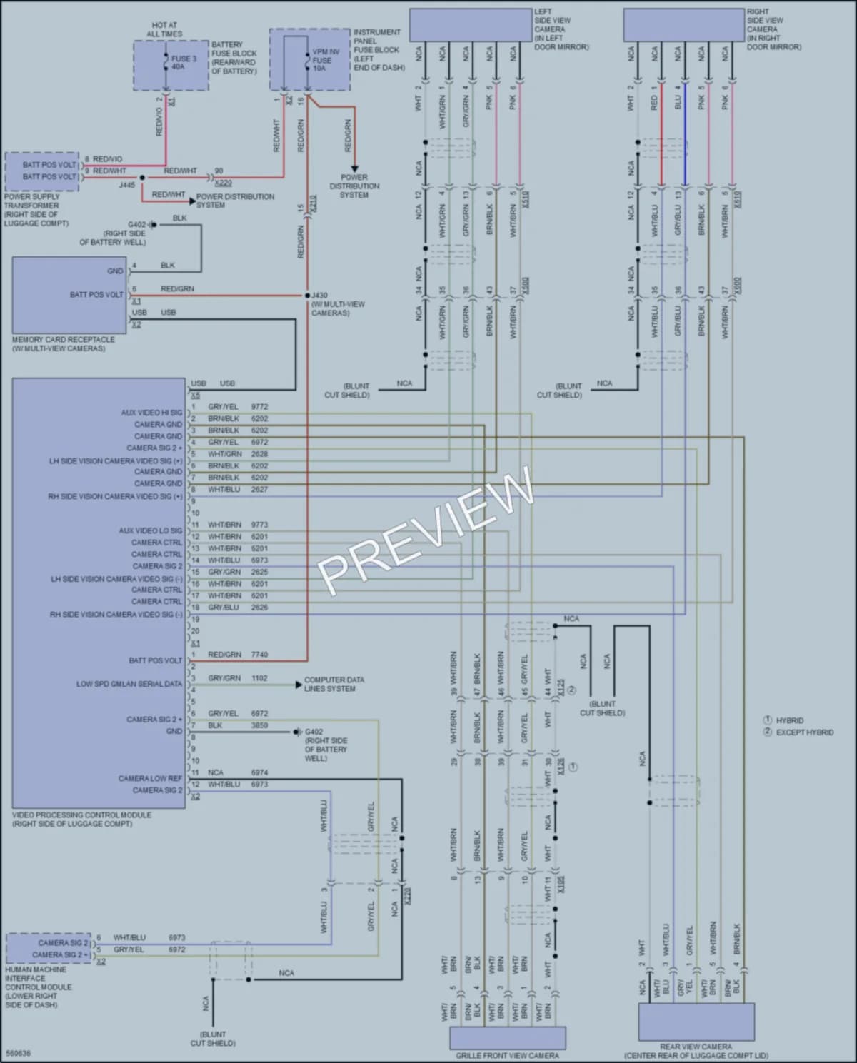 2017 Cadillac CT6 Navigation wiring diagram preview