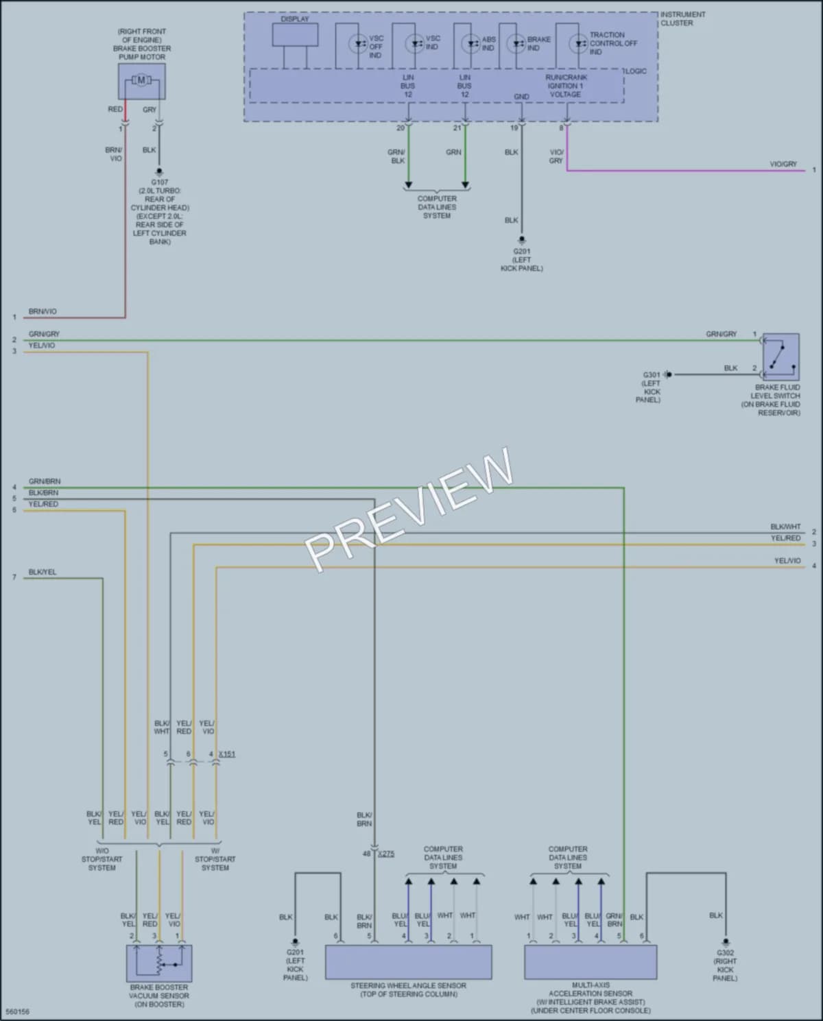 2017 Cadillac CTSV Anti Lock Brakes wiring diagram preview