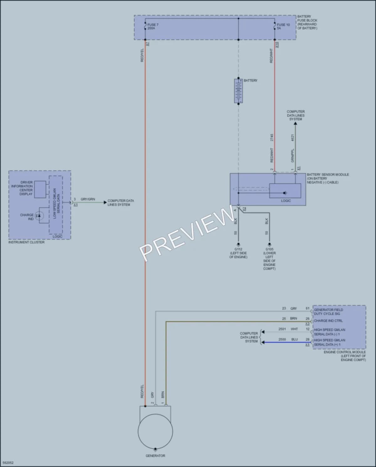 2017 Cadillac XT5 Starting Charging wiring diagram preview