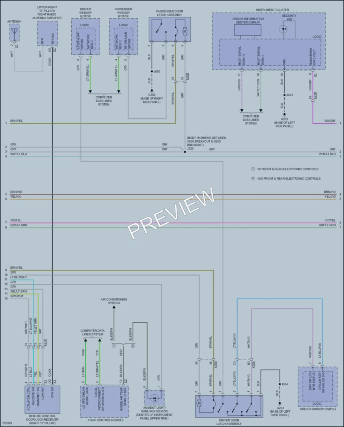 2017 Cadillac XTS Anti Theft wiring diagram preview