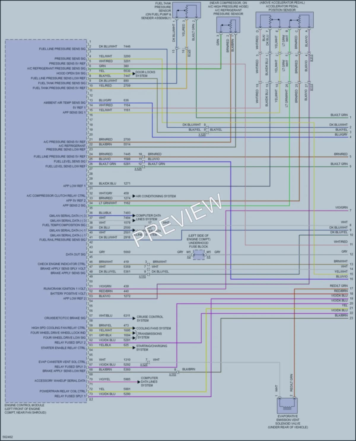 2017 Chevrolet 1500Silverado Engine Performance wiring diagram preview