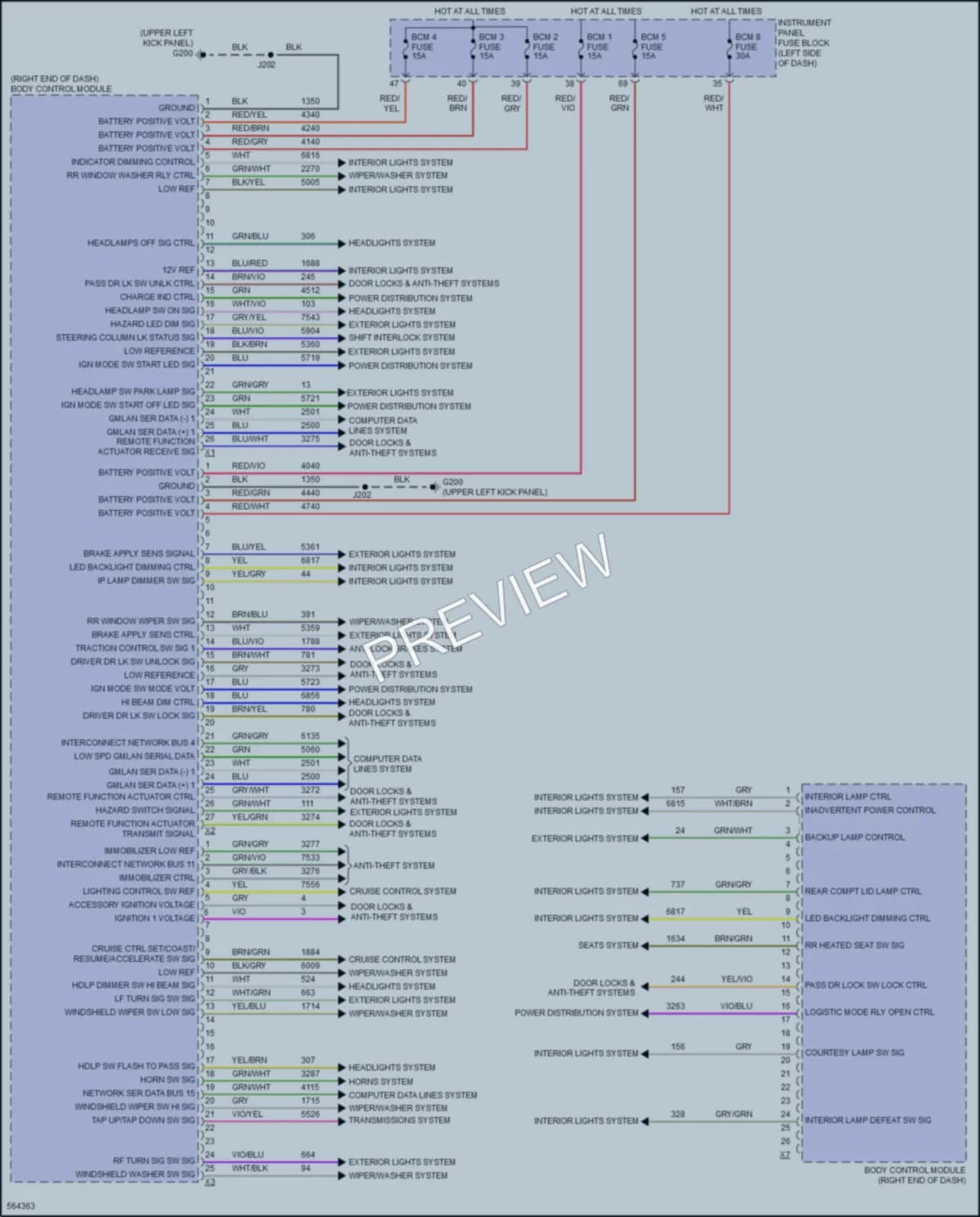 2017 Chevrolet Bolt Body Control Modules wiring diagram preview