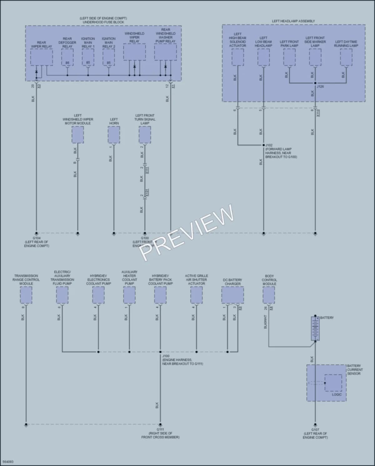 2017 Chevrolet Bolt Ground Distribution wiring diagram preview