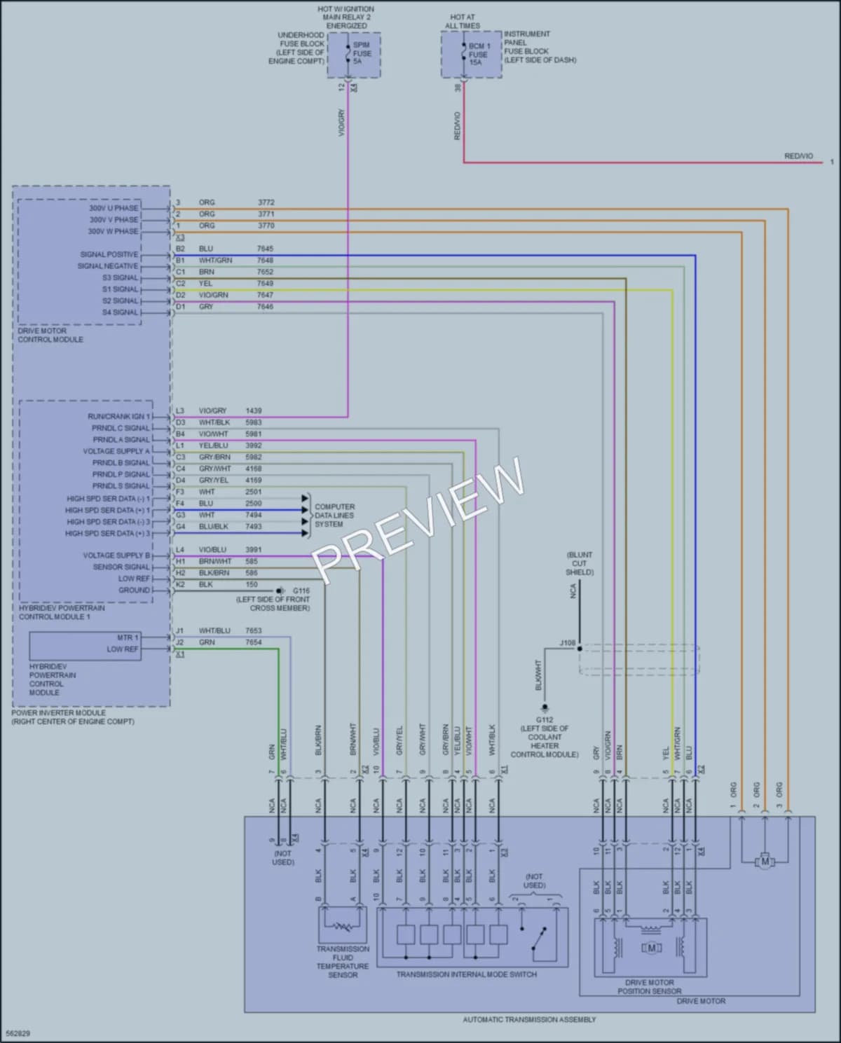 2017 Chevrolet Bolt Transmission wiring diagram preview