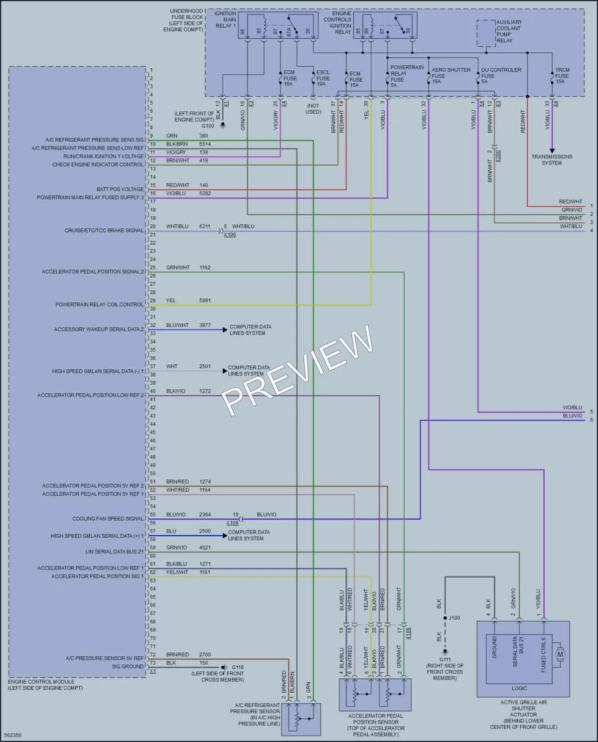 2017 Chevrolet BoltEV Engine Performance wiring diagram preview