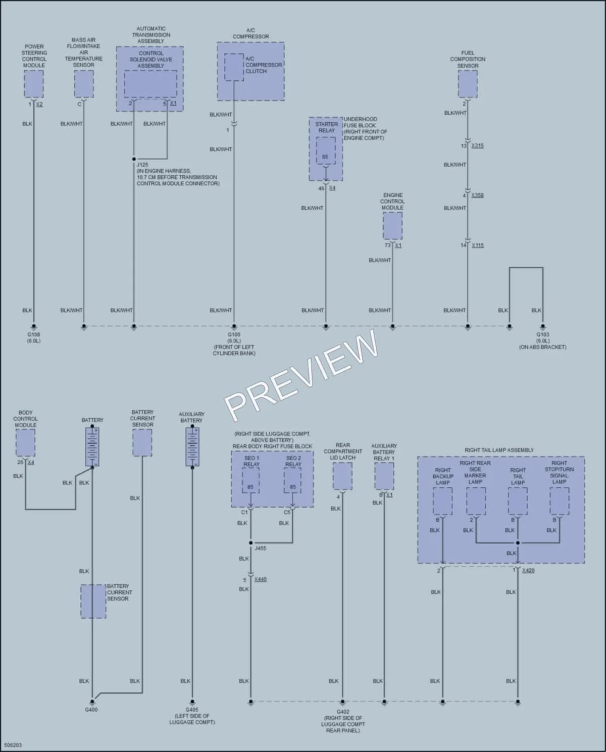 2017 Chevrolet CapricePPV Ground Distribution wiring diagram preview