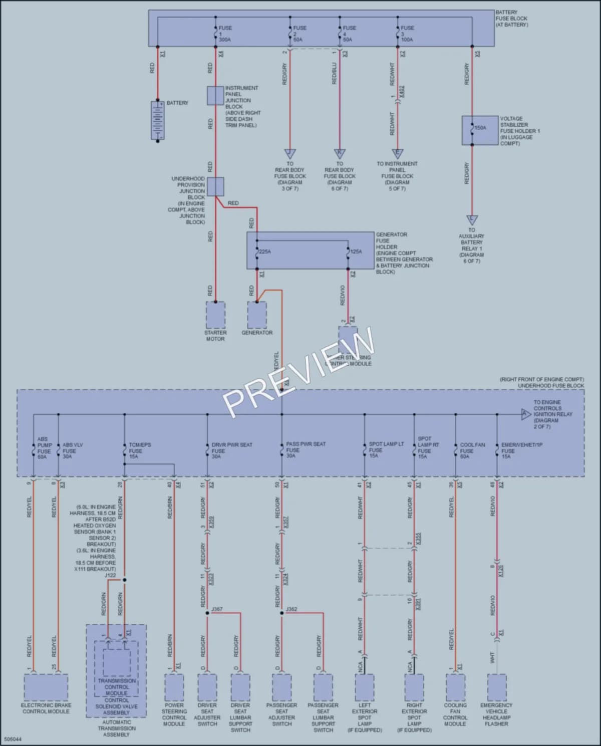 2017 Chevrolet CapricePPV Power Distribution wiring diagram preview