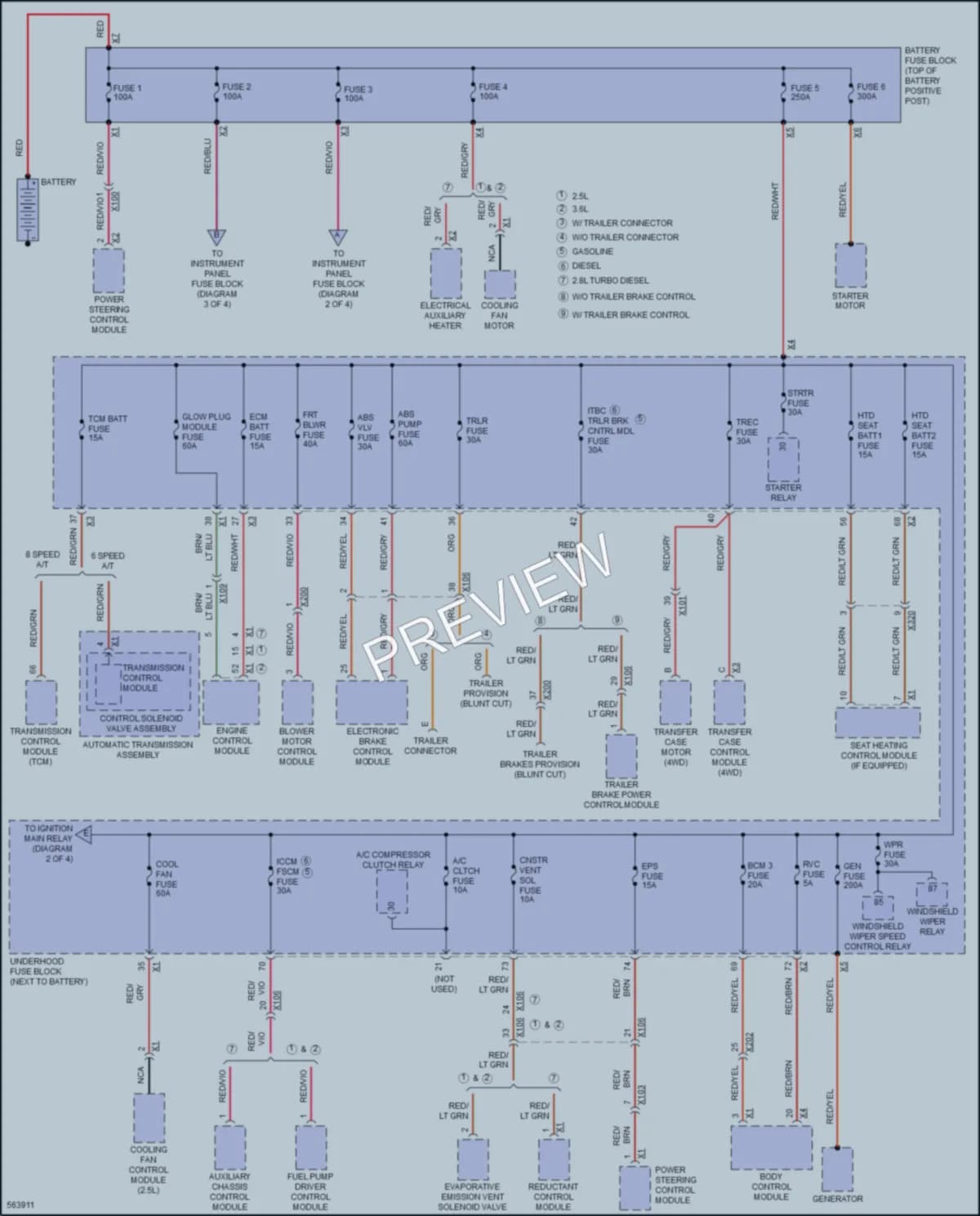 2017 Chevrolet Colorado Power Distribution wiring diagram preview