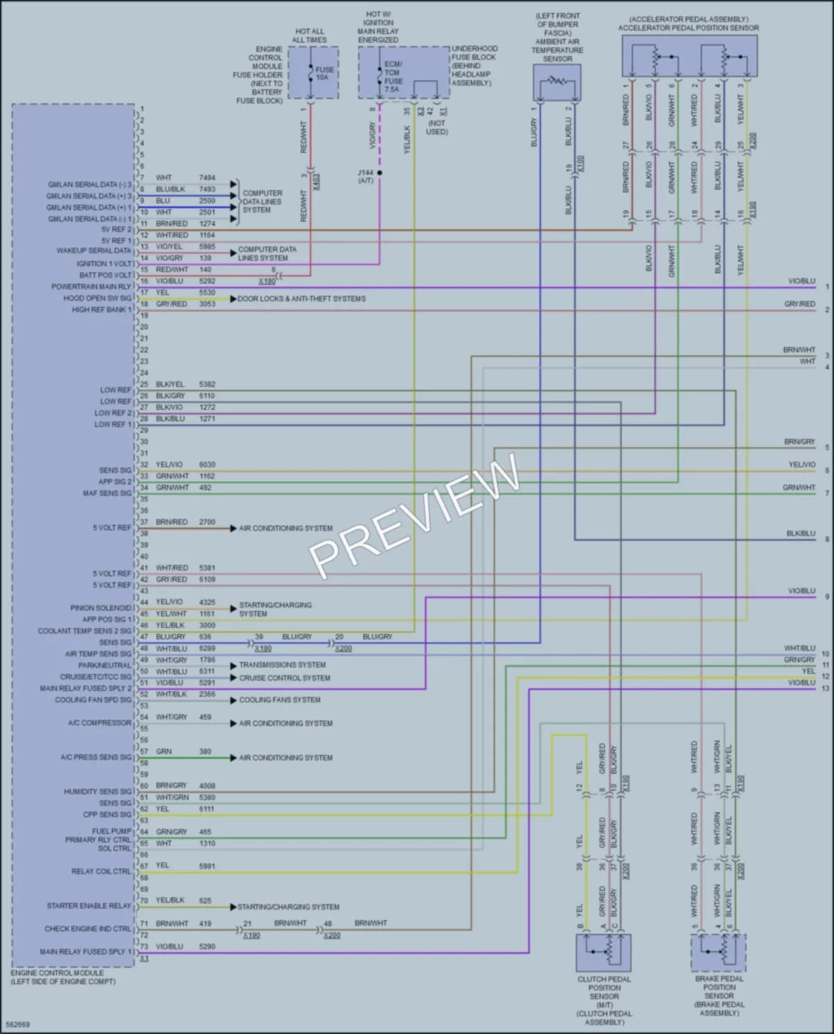 2017 Chevrolet Cruze Engine Performance wiring diagram preview