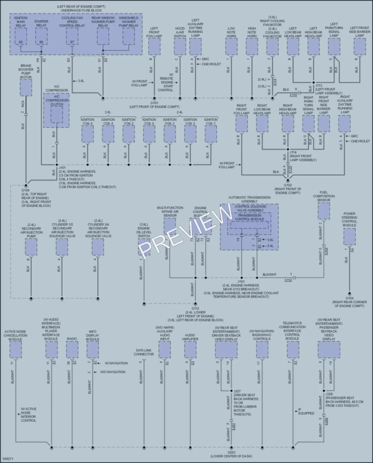 2017 Chevrolet Equinox Ground Distribution wiring diagram preview