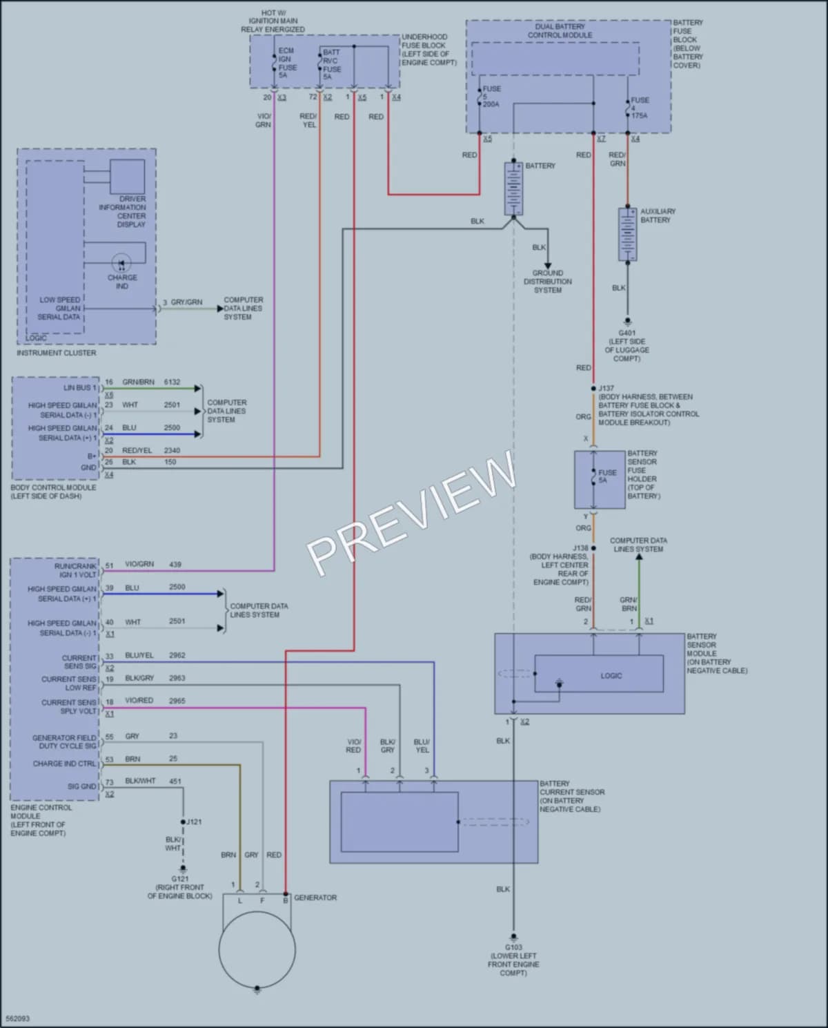 2017 Chevrolet Impala Starting Charging wiring diagram preview