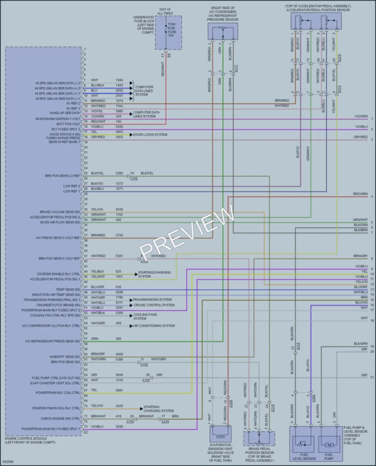 2017 Chevrolet Malibu Engine Performance wiring diagram preview