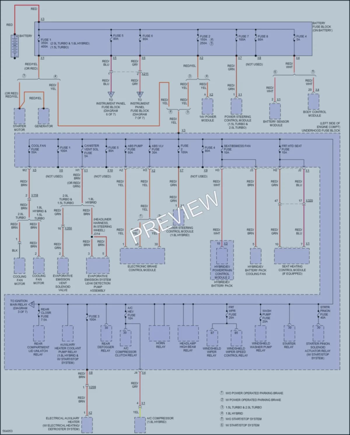 2017 Chevrolet Malibu Power Distribution wiring diagram preview