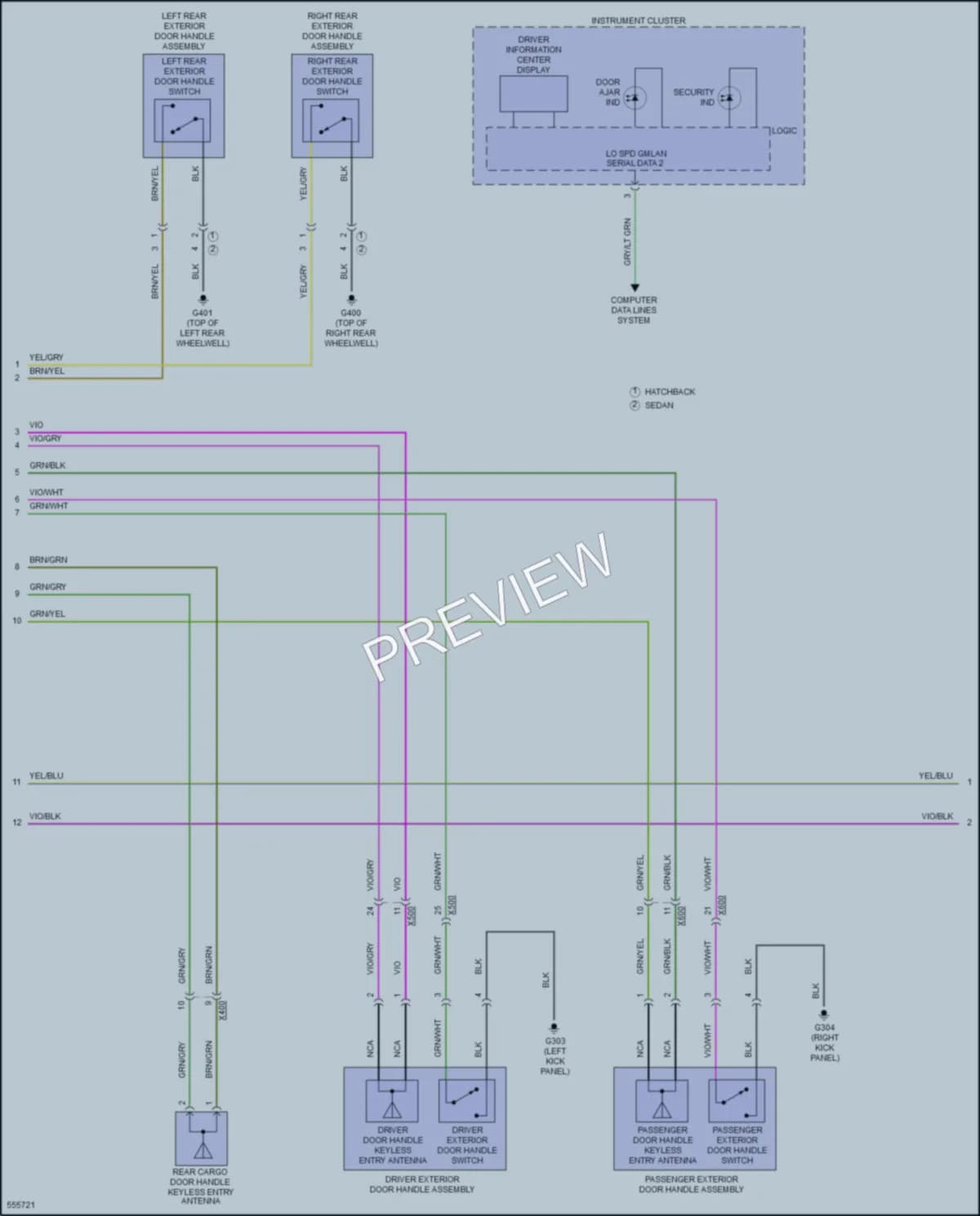 2017 Chevrolet Sonic Anti Theft wiring diagram preview