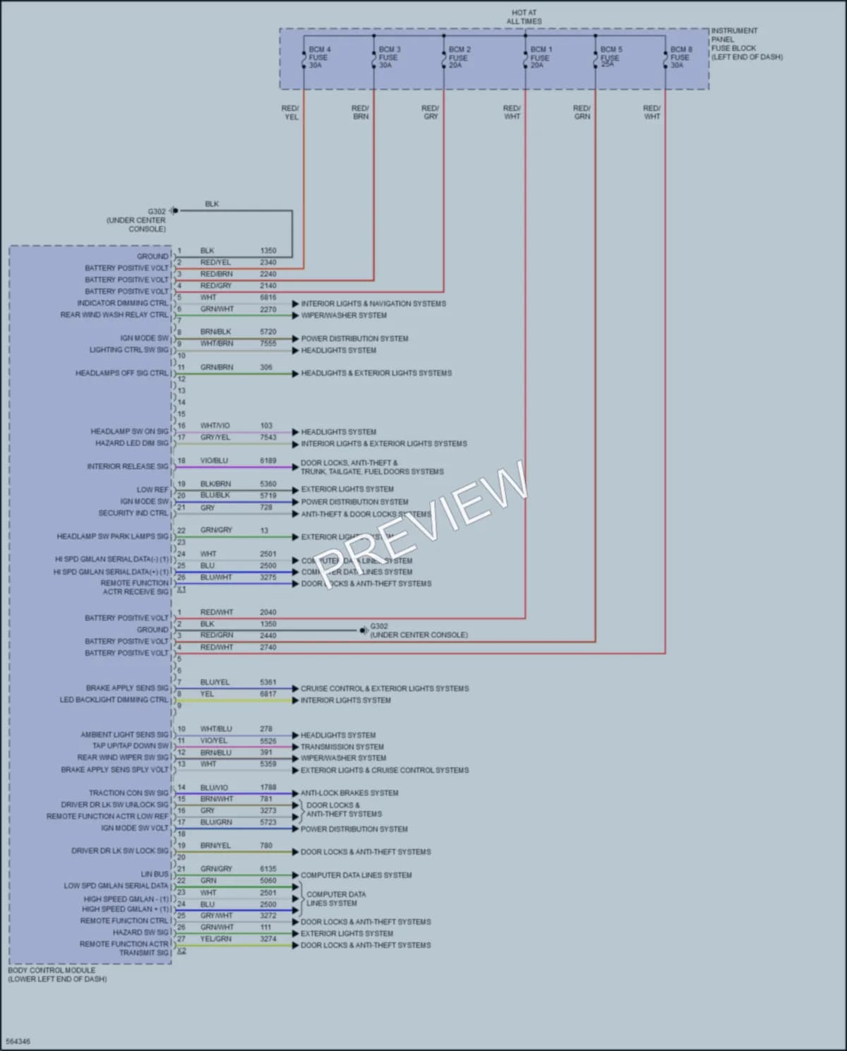 2017 Chevrolet Sonic Body Control Modules wiring diagram preview