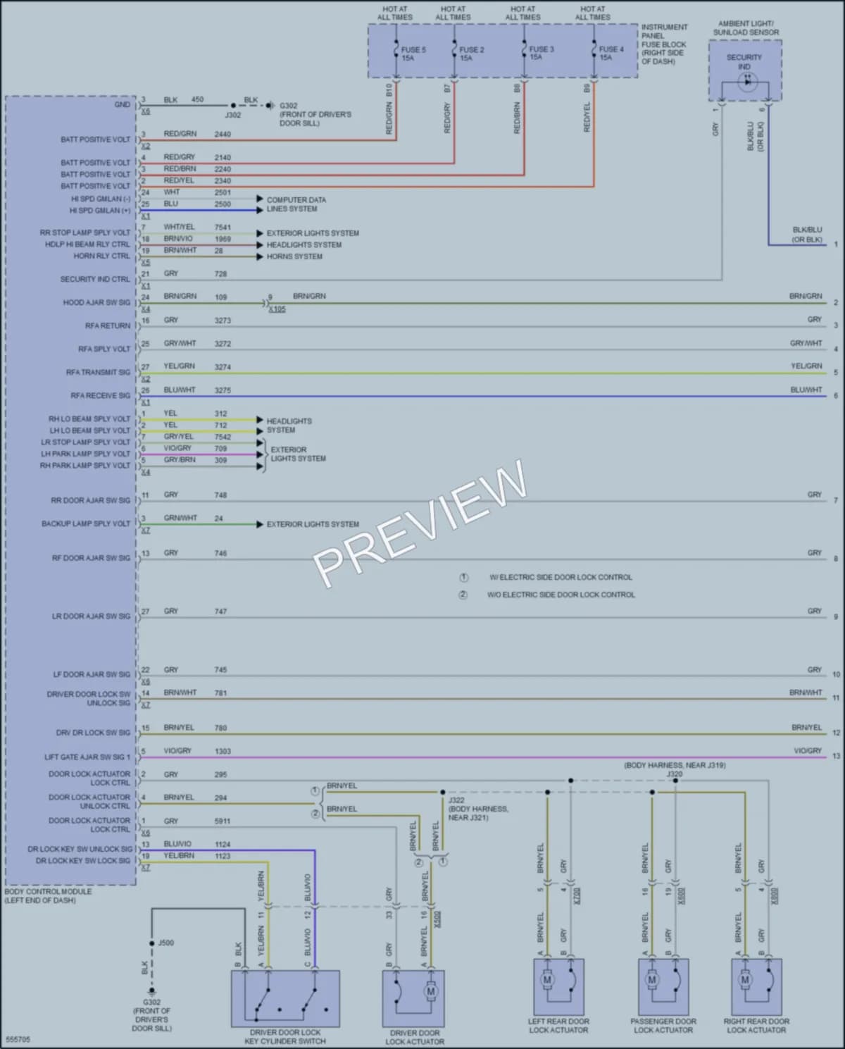 2017 Chevrolet Spark Anti Theft wiring diagram preview