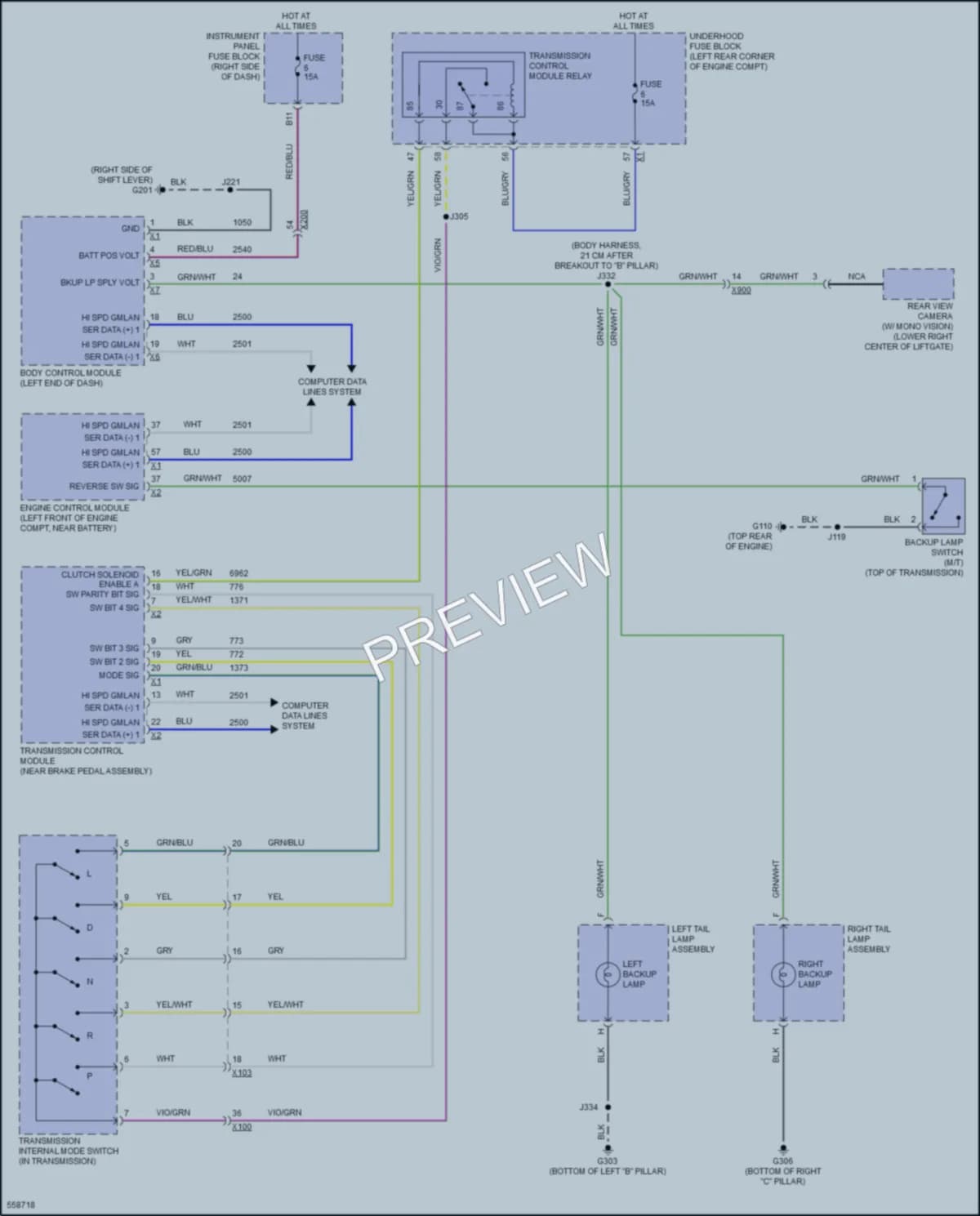 2017 Chevrolet Spark Exterior Lights wiring diagram preview