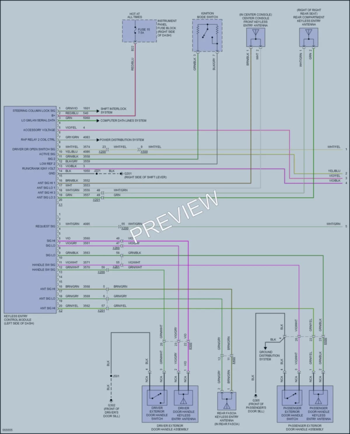 2017 Chevrolet Spark Power Door Locks wiring diagram preview