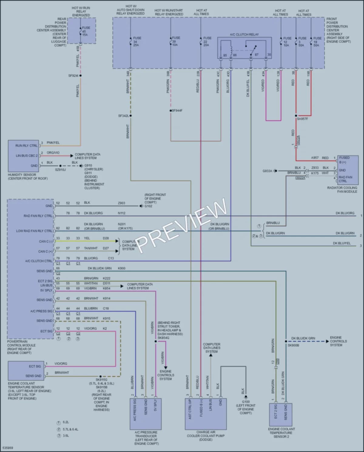 2017 Chrysler 300 Cooling Fan wiring diagram preview