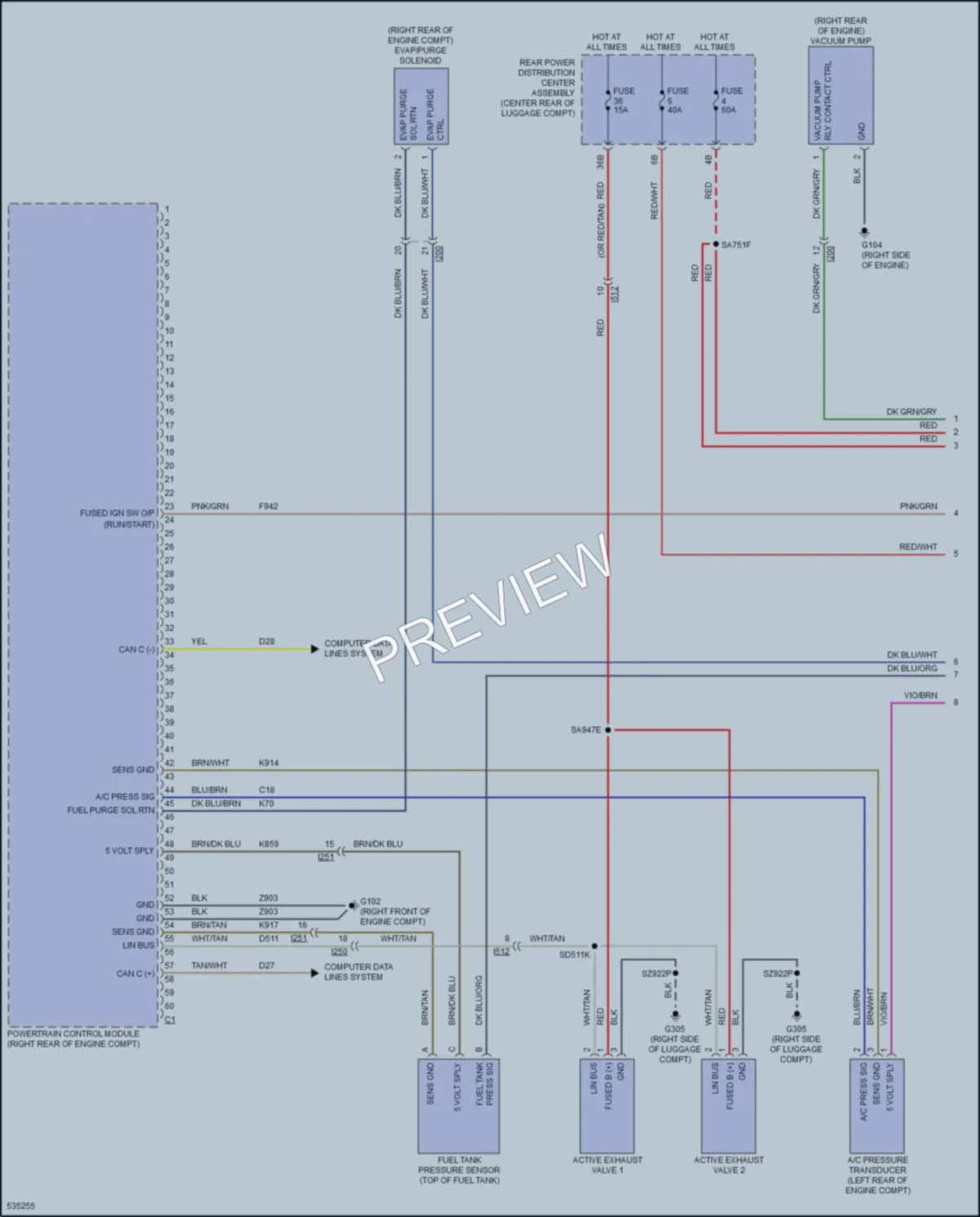 2017 Chrysler 300 Engine Performance wiring diagram preview