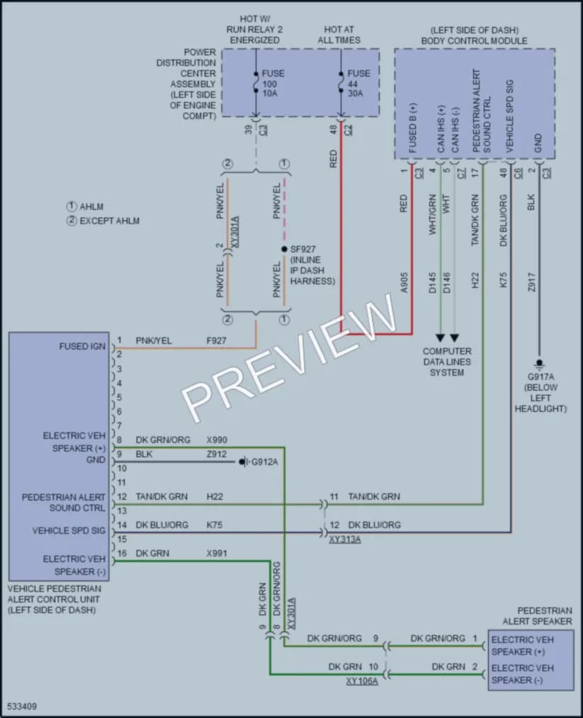 2017 Chrysler PacificaNew Active Bodyworks wiring diagram preview