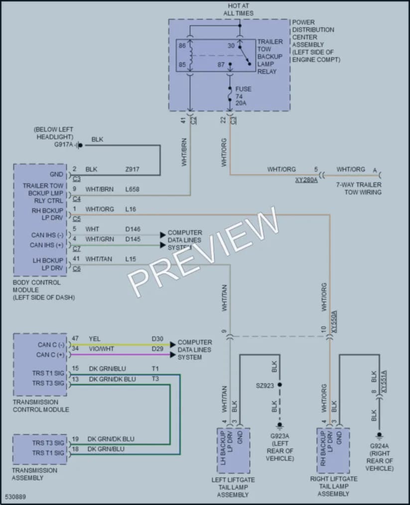 2017 Chrysler PacificaNew Exterior Lights wiring diagram preview