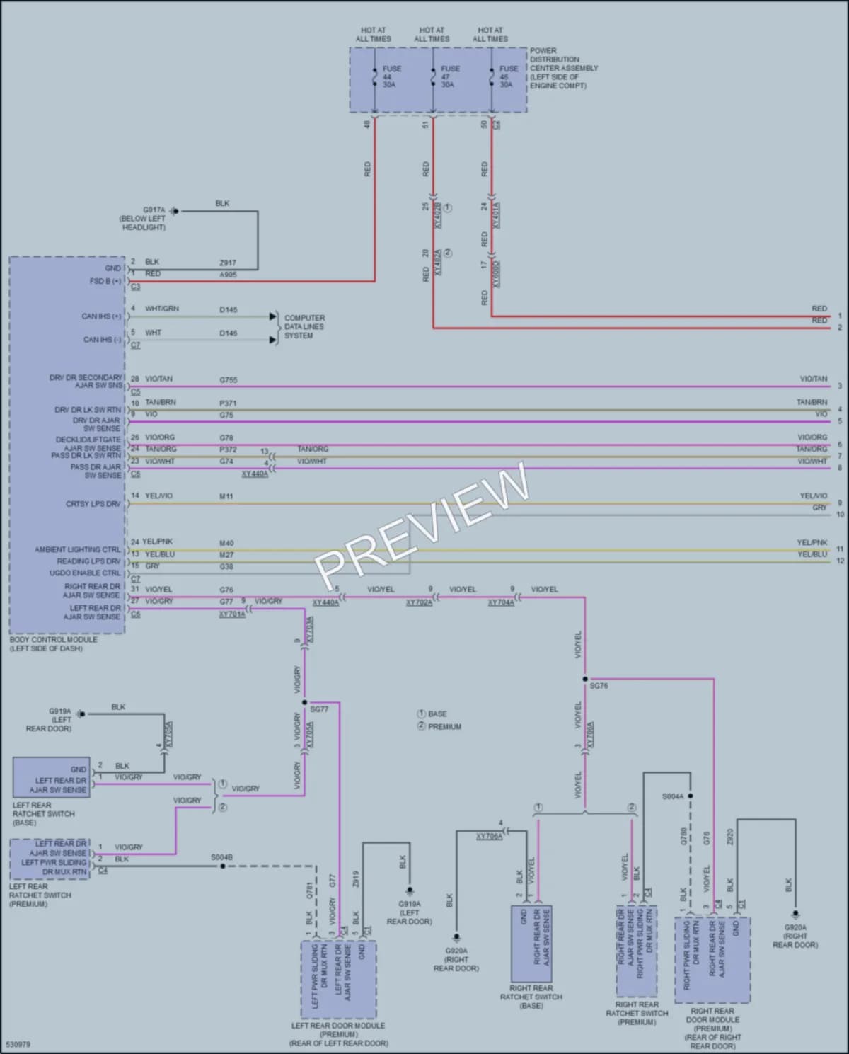 2017 Chrysler PacificaNew Interior Lights wiring diagram preview