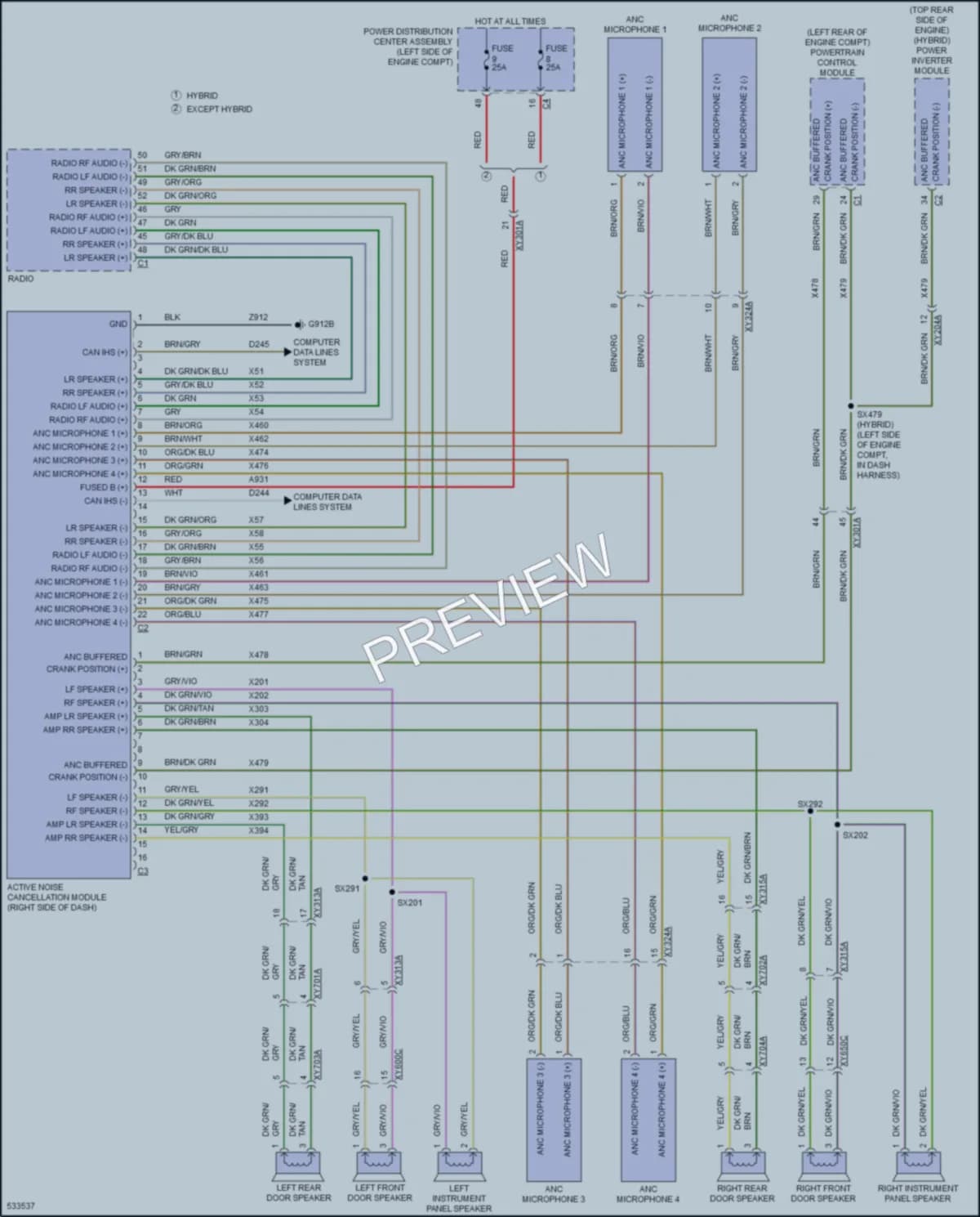 2017 Chrysler PacificaNew Radio wiring diagram preview