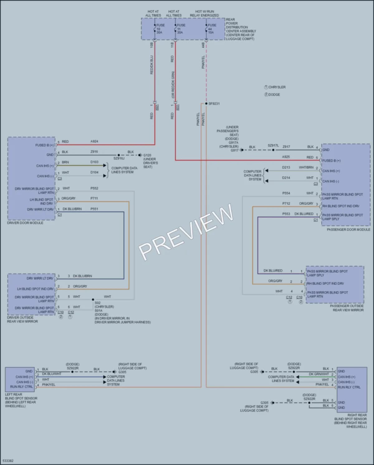 2017 Dodge Charger Navigation wiring diagram preview