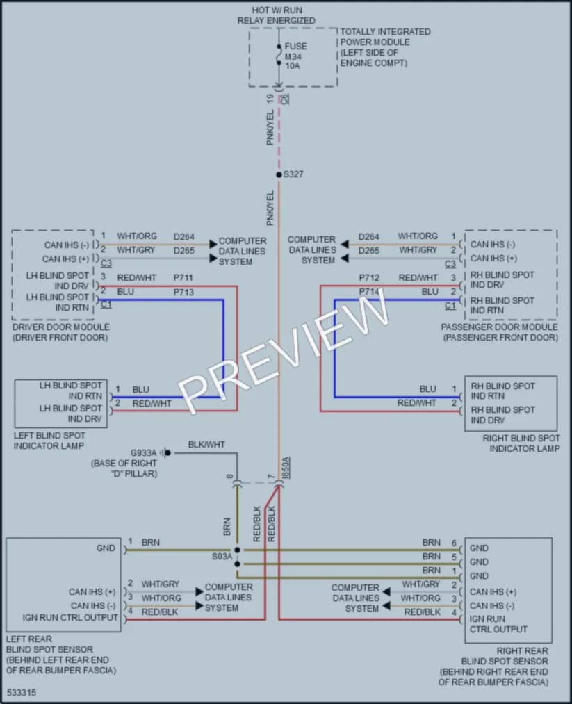 2017 Dodge GrandCaravan Navigation wiring diagram preview