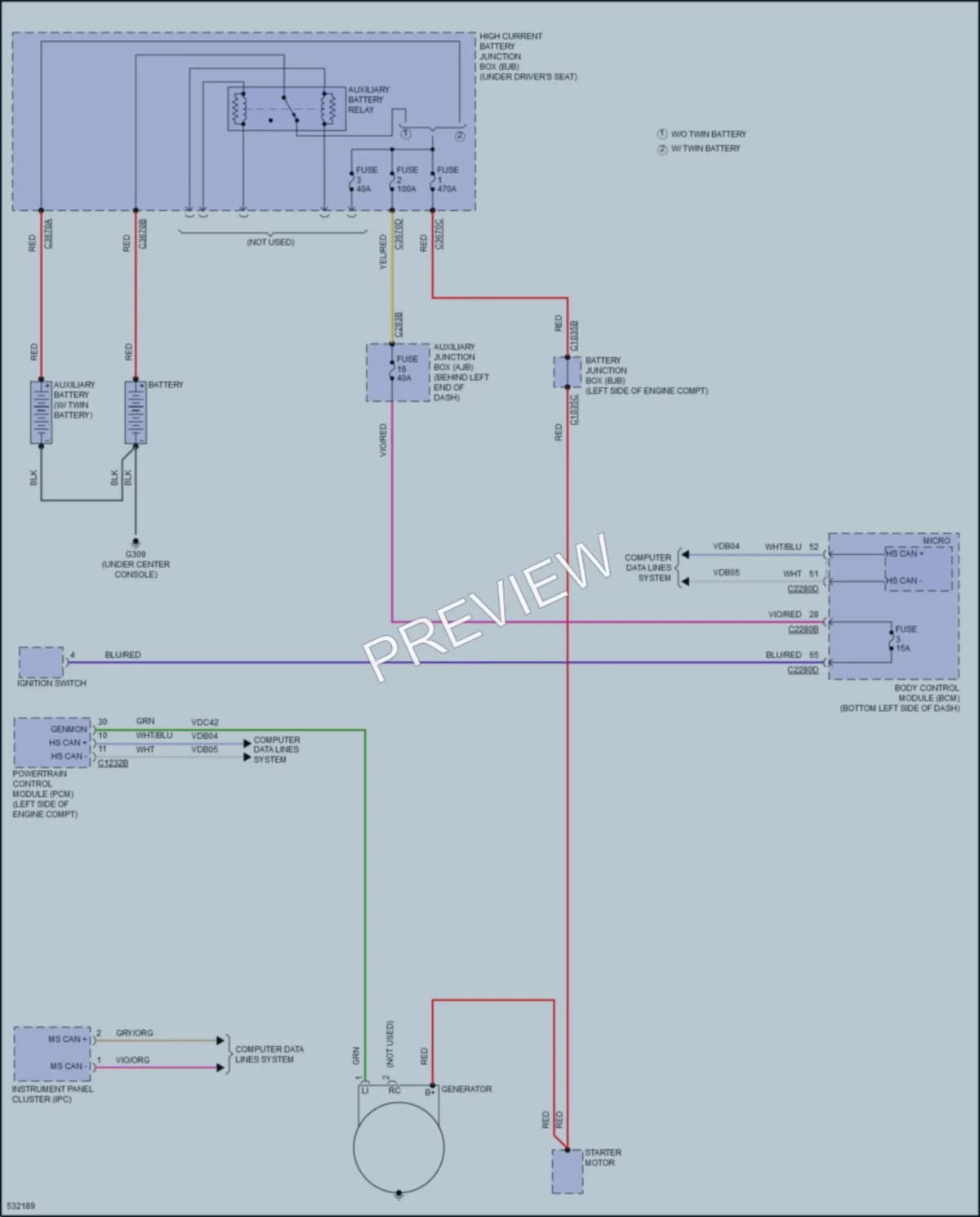 2017 Ford 150Transit Starting Charging wiring diagram preview