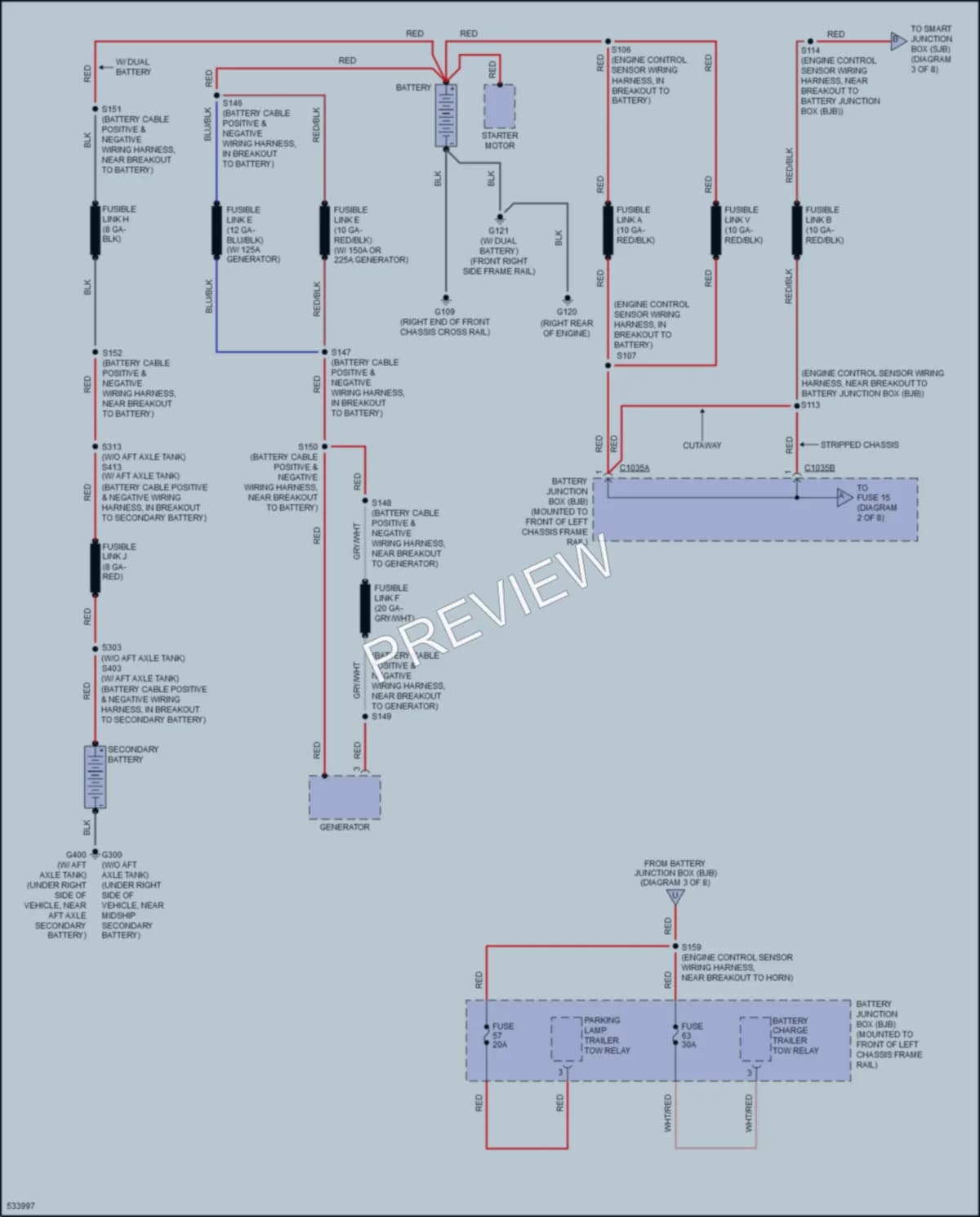 2017 Ford E350Econoline Power Distribution wiring diagram preview