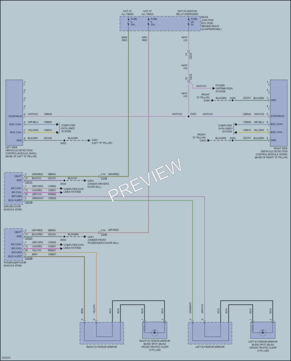 2017 Ford Escape Navigation wiring diagram preview