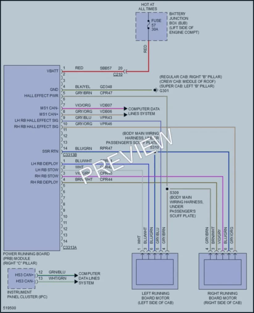 2017 Ford F350SuperDuty Trunk Tailgate Fuel Door wiring diagram preview