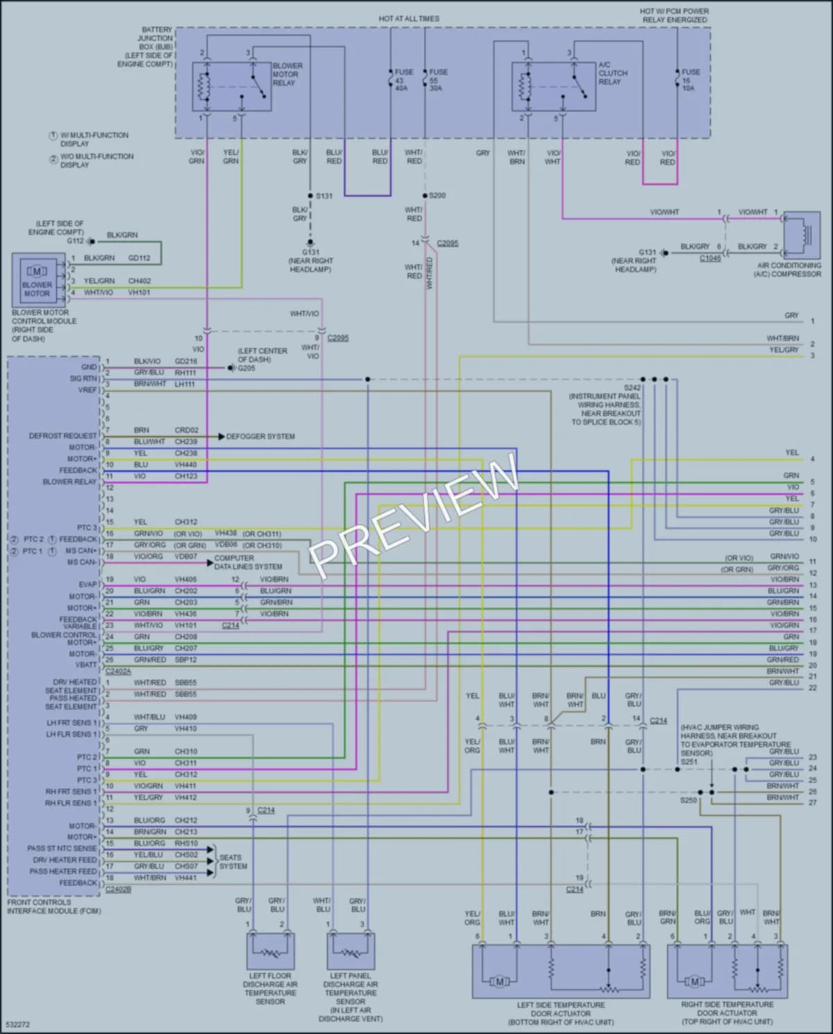 2017 Ford F450SuperDuty Air Conditioning wiring diagram preview