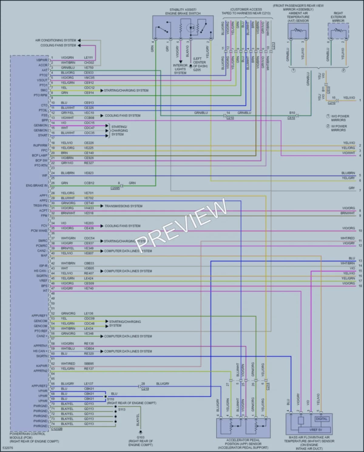 2017 Ford F450SuperDuty Engine Performance wiring diagram preview