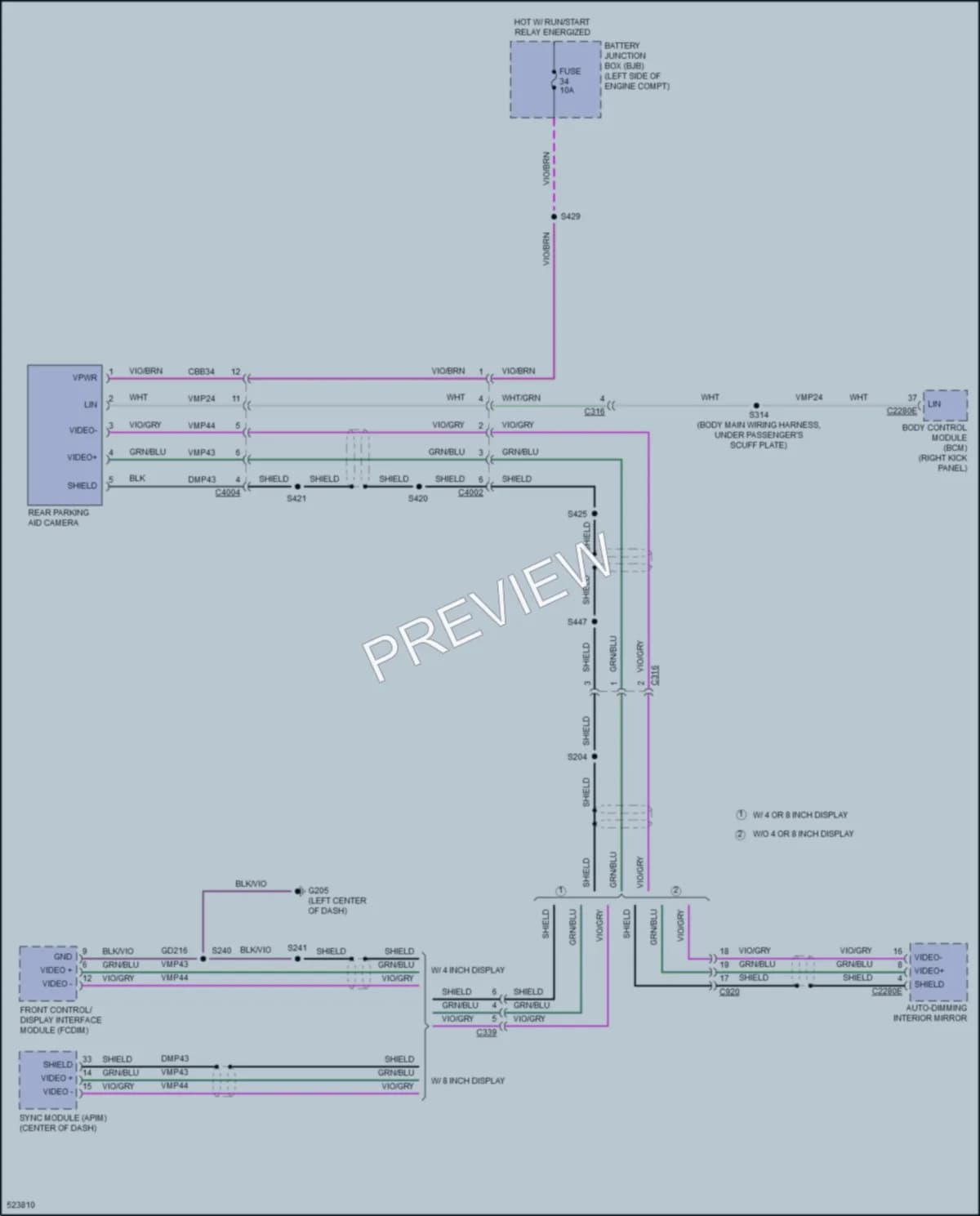 2017 Ford F450SuperDuty Navigation wiring diagram preview