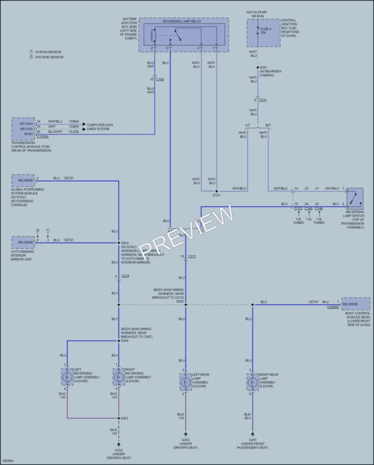2017 Ford Fiesta Exterior Lights wiring diagram preview
