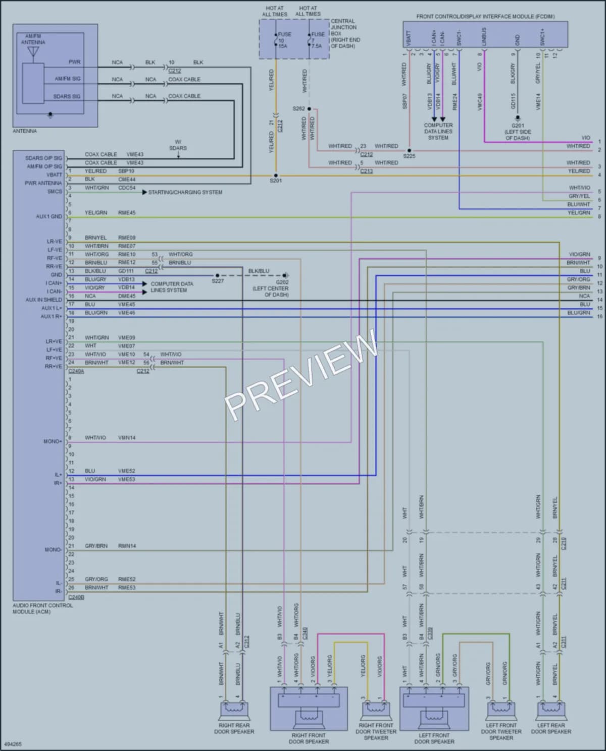 2017 Ford Fiesta Navigation wiring diagram preview