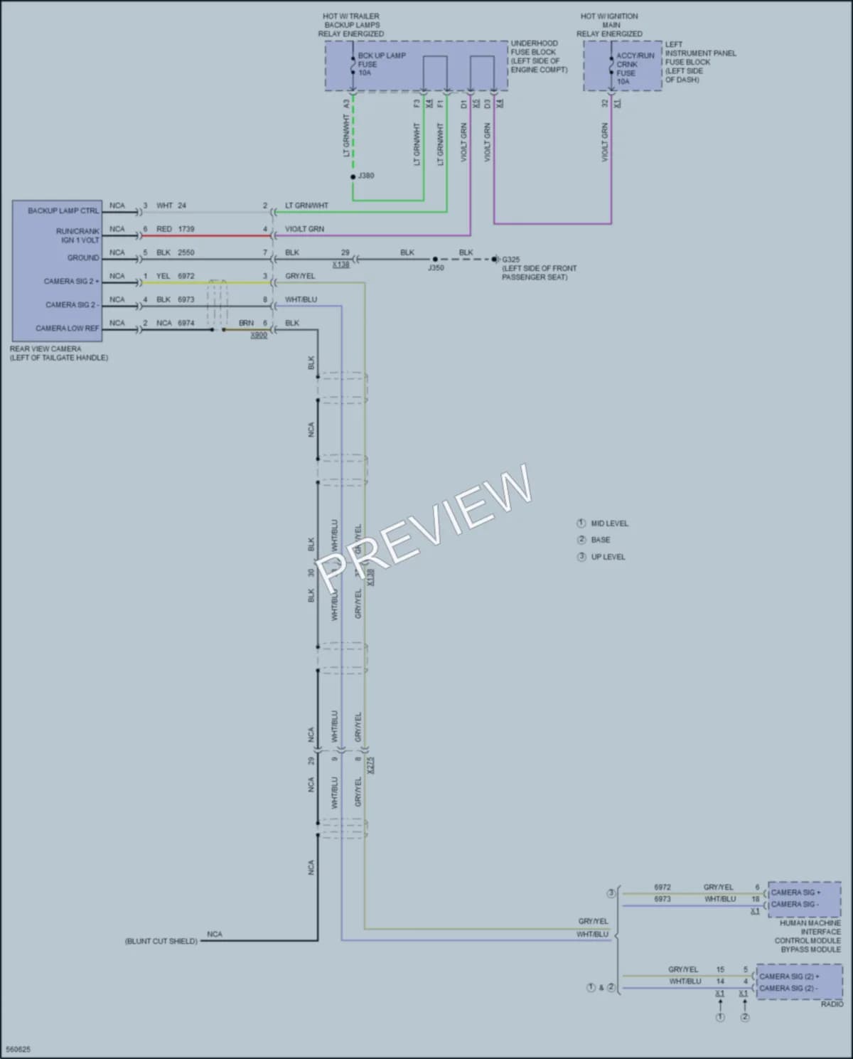 2017 GMC 1500Sierra Navigation wiring diagram preview