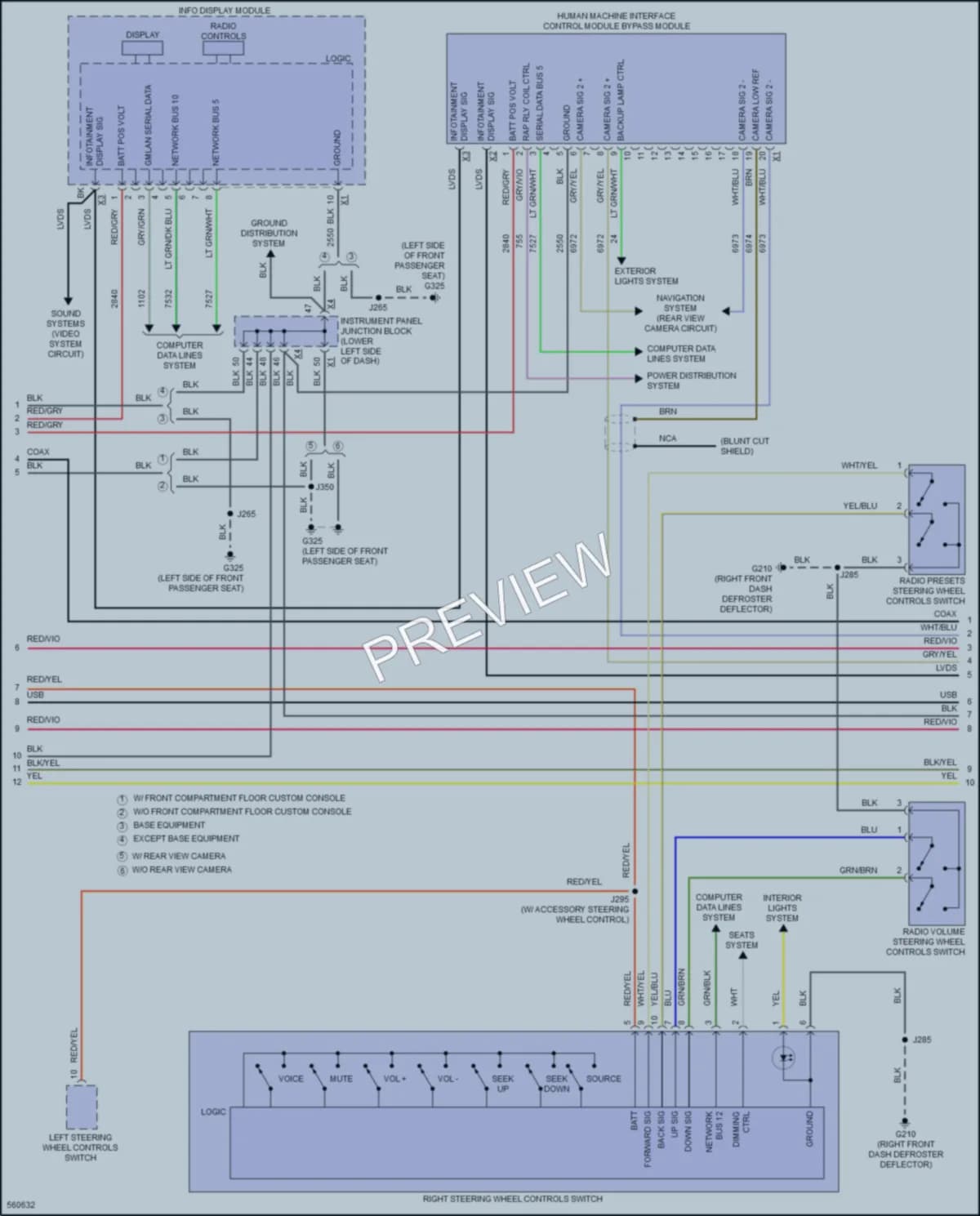 2017 GMC 2500HDSierra Navigation wiring diagram preview