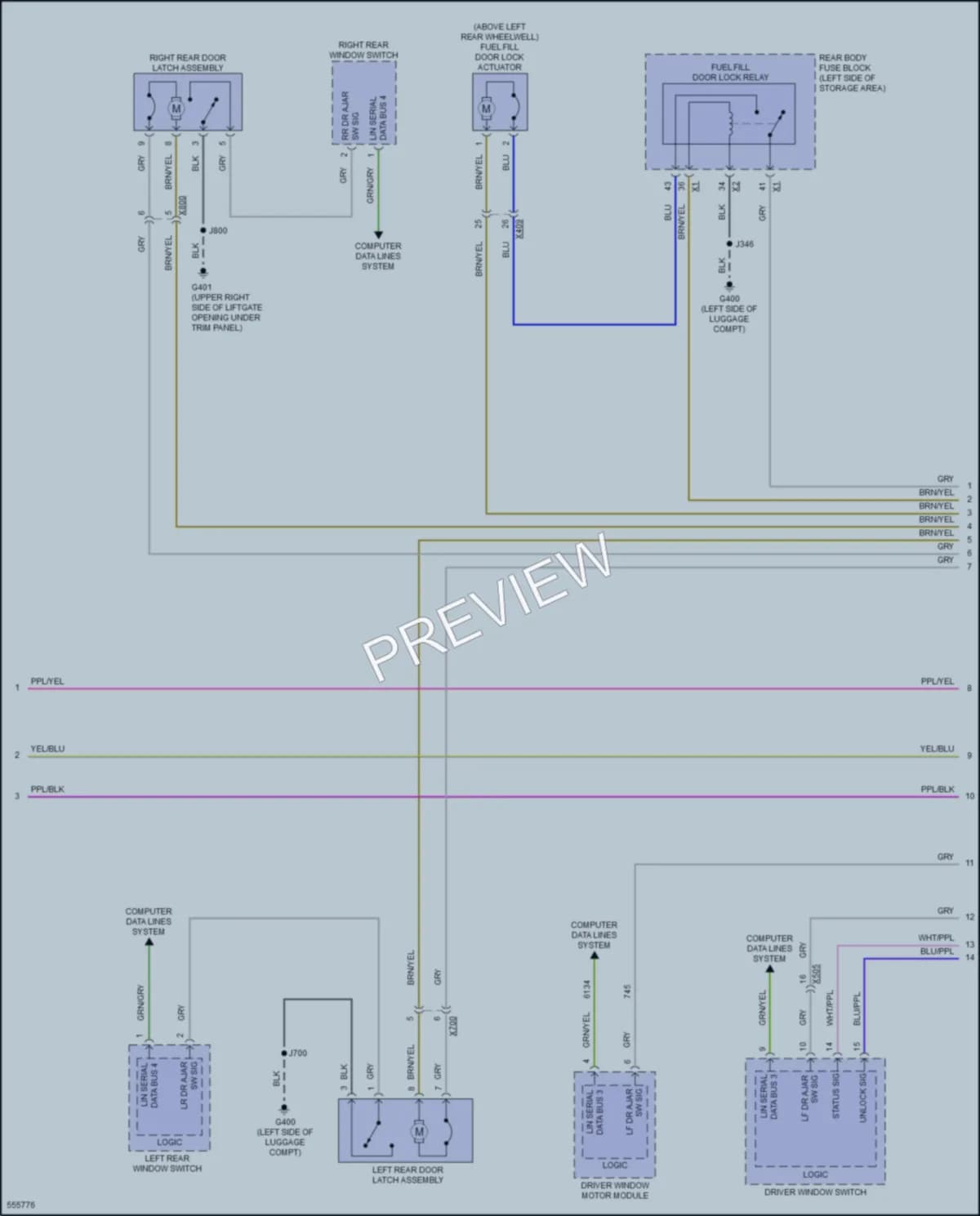 2017 GMC Acadia Anti Theft wiring diagram preview