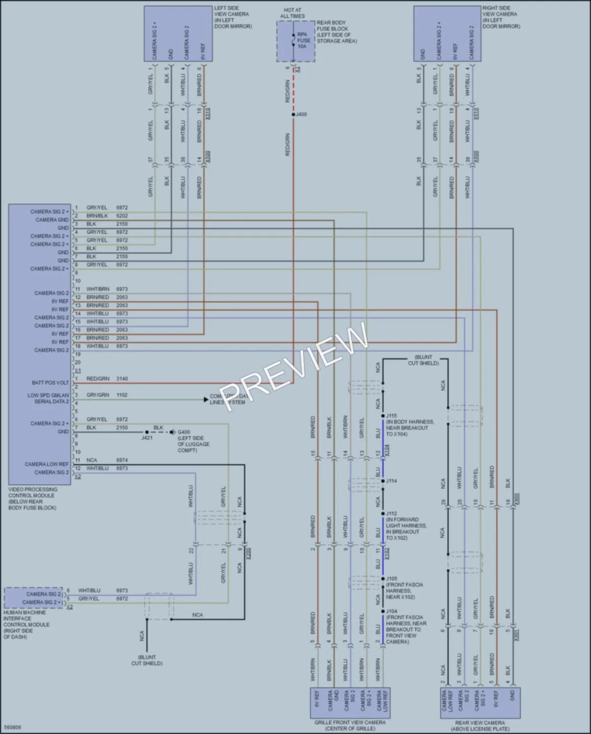 2017 GMC AcadiaDenali Navigation wiring diagram preview