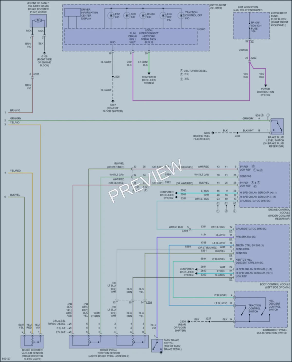 2017 GMC Canyon Anti Lock Brakes wiring diagram preview
