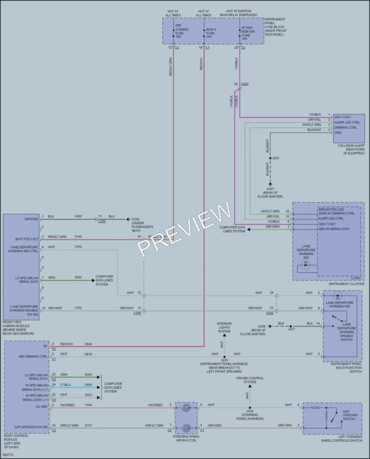 2017 GMC Canyon Navigation wiring diagram preview