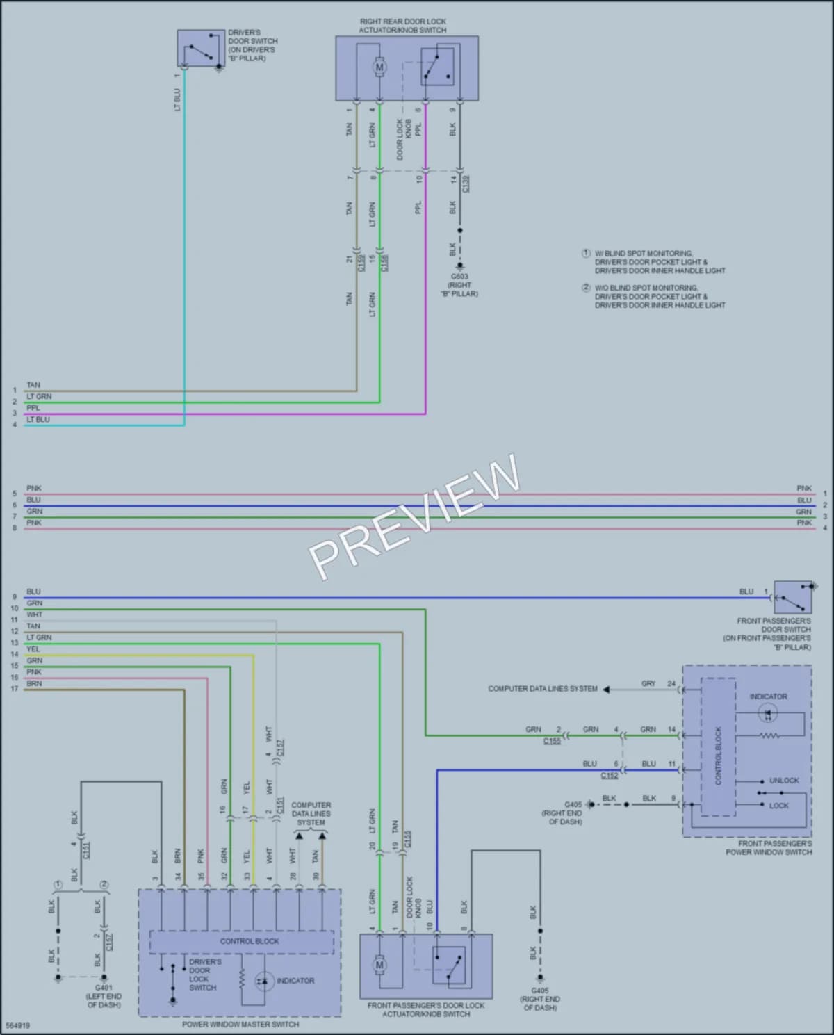 2017 Honda Pilot Anti Theft wiring diagram preview