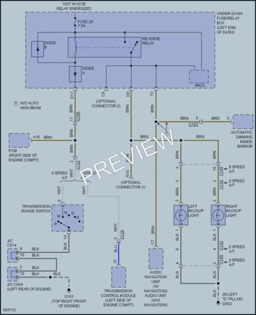 2017 Honda Pilot Exterior Lights wiring diagram preview